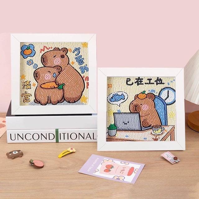 卡皮巴拉DIY鑽石畫(預購)