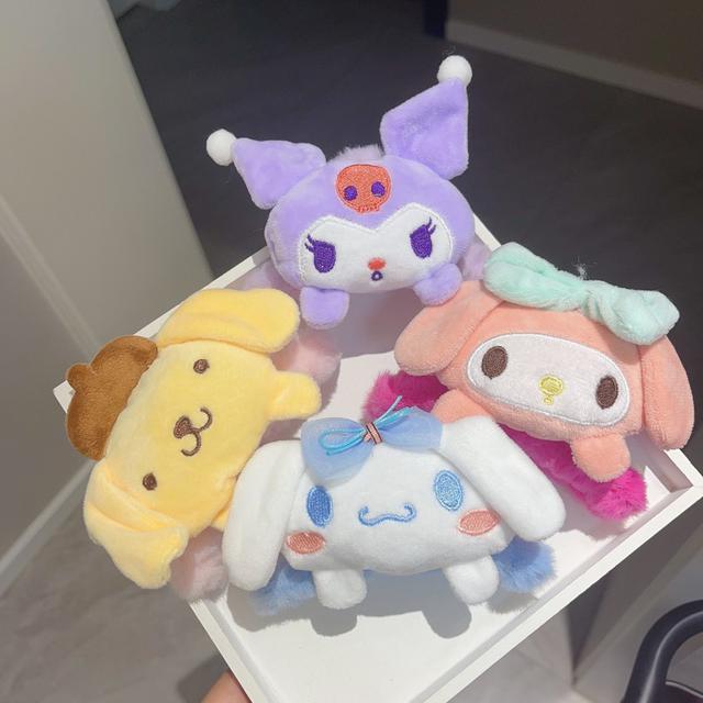 【預購商品】【0321結單】【批發】毛絨三麗鷗抓夾4入