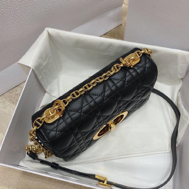 Dior Caro 手袋🖤#小号 迪奥新款链条包⛓️令人惊艳