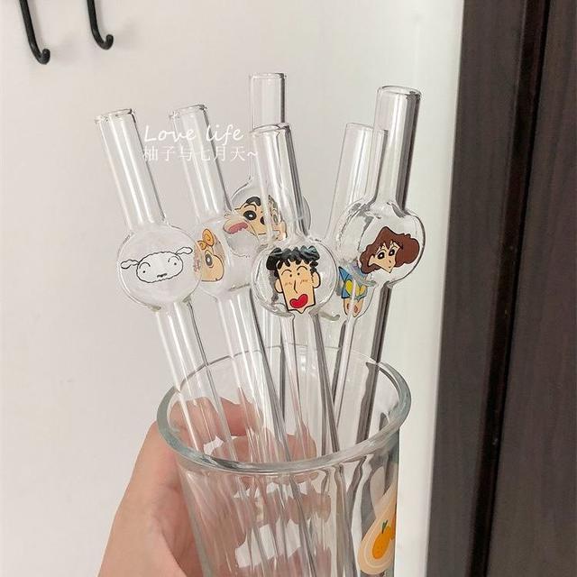 可愛蠟筆小新珍珠奶茶專用粗吸管(預購)