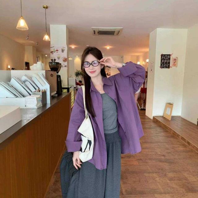 【預購商品】【0228結單】【批發】迷霧純色襯衫 250224-11