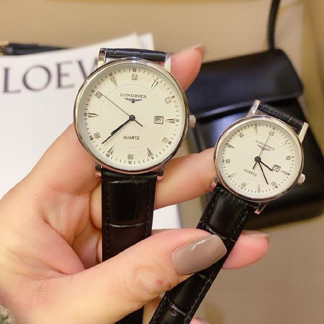 精品情侣腕表 经典三针设计 尊贵大气 绅士风范