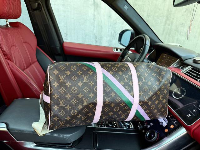 M26434 LOUIS VUITTON 品牌徽标印花设计 涂层帆布