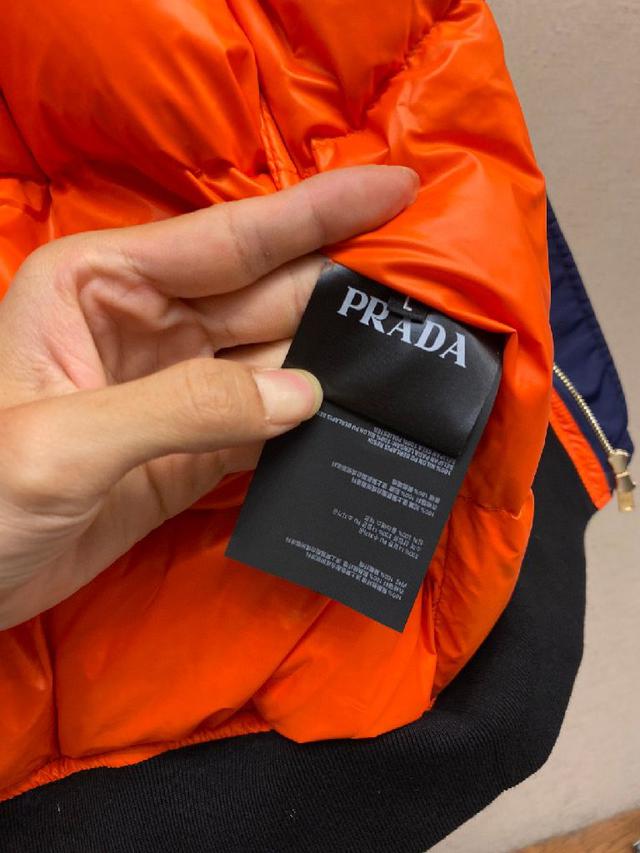普拉达 ss24秋冬新款羽绒服外套 高端定制 内填充