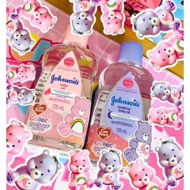 泰國獨家限定嬌生X Care Bears聯名嬰兒潤膚油125ml