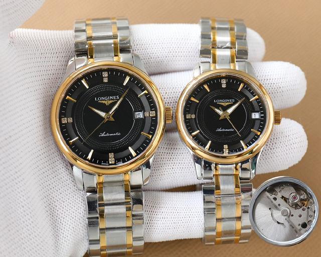 采用明珠自动上链机芯，直径40mm最大的亮点就是那正方形