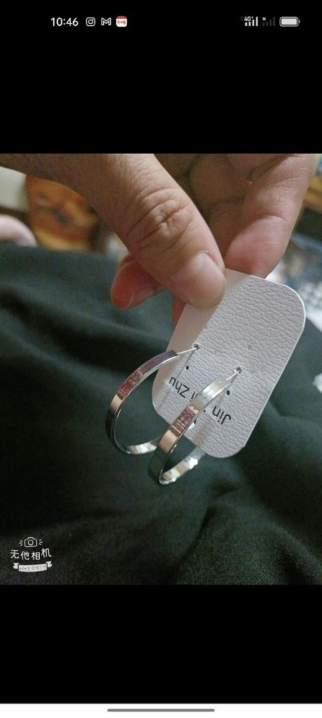 💙中粗圈圈造型耳環💯