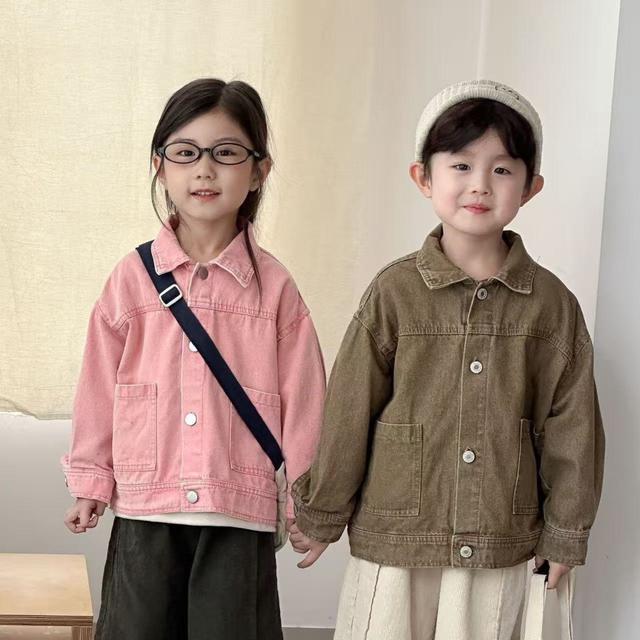 個性帥氣大口袋牛仔外套