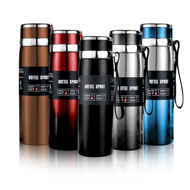 廠商現貨 316 不銹鋼 漸變色 保溫杯1000ml 顏色隨機