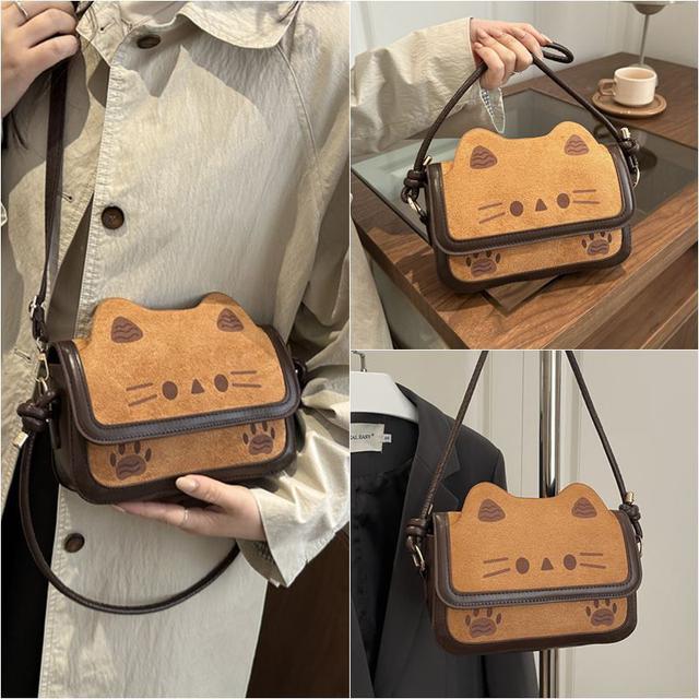 【長期團2026】【預購商品】【批發】韓系時尚可愛貓咪單肩斜背包6627 260315-35