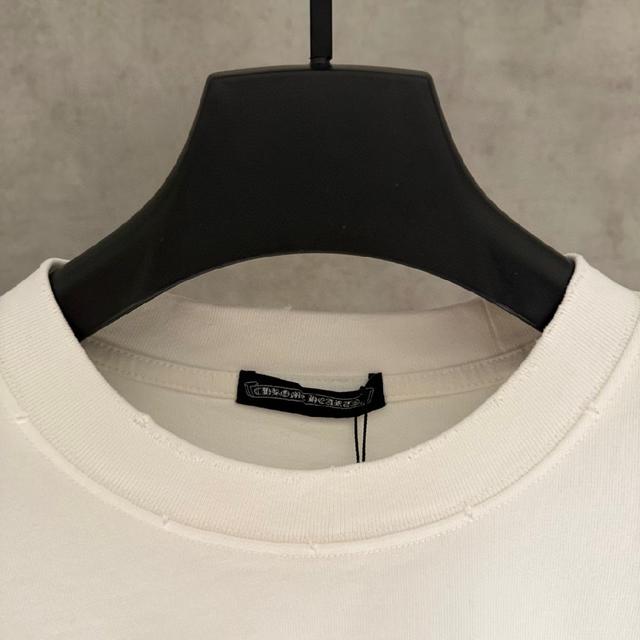 重磅340克双纱面料 整衣洗水两遍 前后幅刺绣 四边磨破挑破 重磅面料