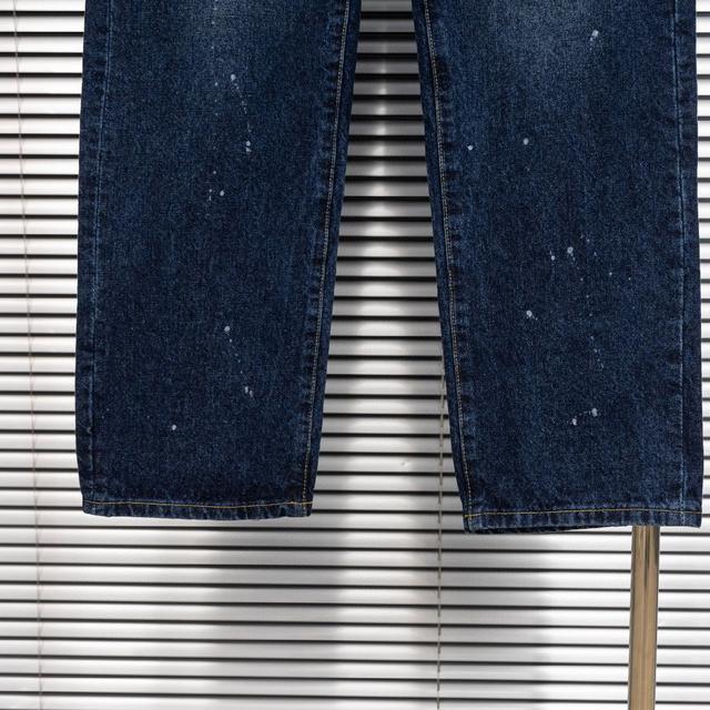 巴黎世家BLA手绘涂鸦牛仔长裤