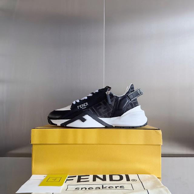 FENDI芬迪 经典Flow系列 运动鞋休闲跑步鞋 一脚蹬运动鞋