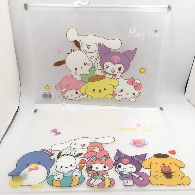 卡通家族A4拉鍊文件袋(預購)