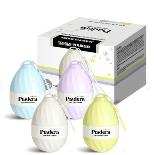 韓國 Pradera 瓶裝大容量馬桶清潔劑(附衛生掛繩) 4入/盒