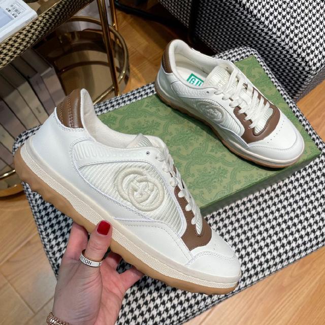 Gucci 古奇新款脏脏鞋MAC80系列✅，全进口防伪线，