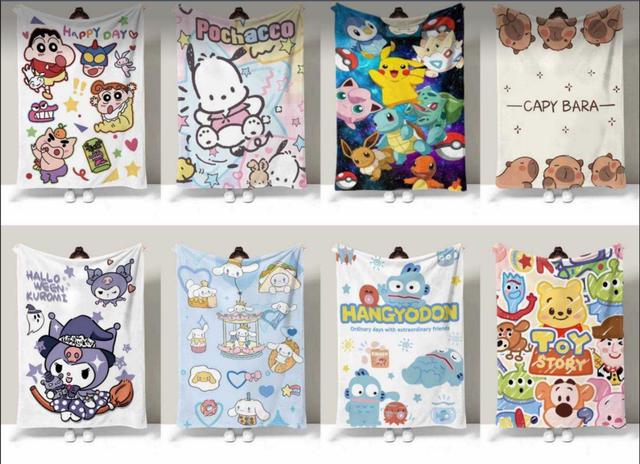 【預購商品】【0911結單】【批發】多功能卡通秋冬毛毯 250907-02