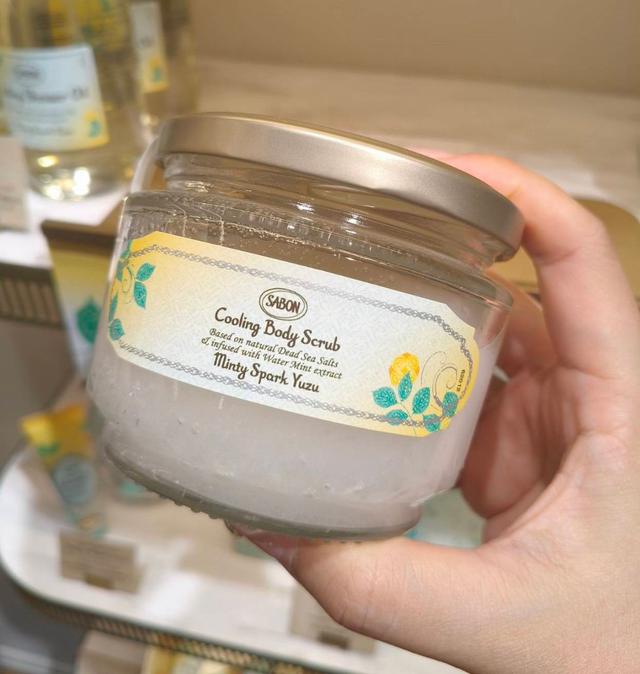 SABON 冰感柚子死海鹽淨化修護身體磨砂膏-320g#廠商現貨售完為止