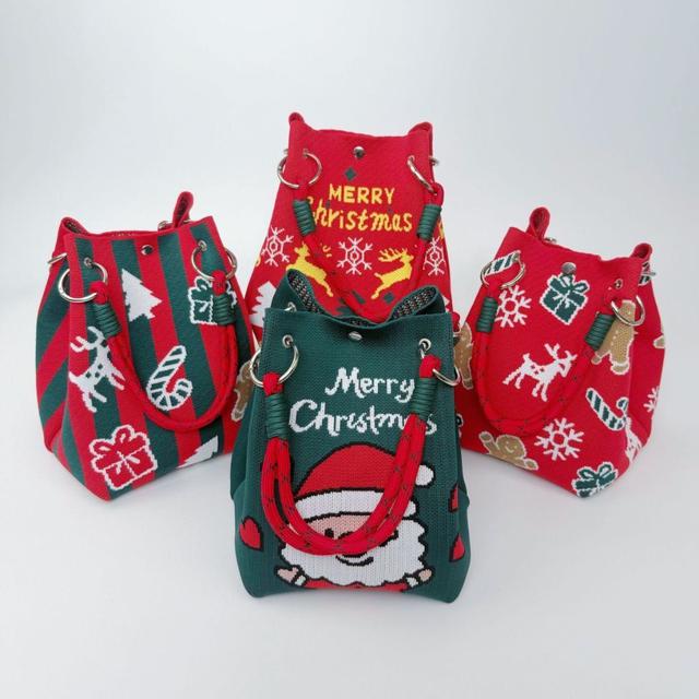 新款時尚聖誕樹編織手提包(預購)