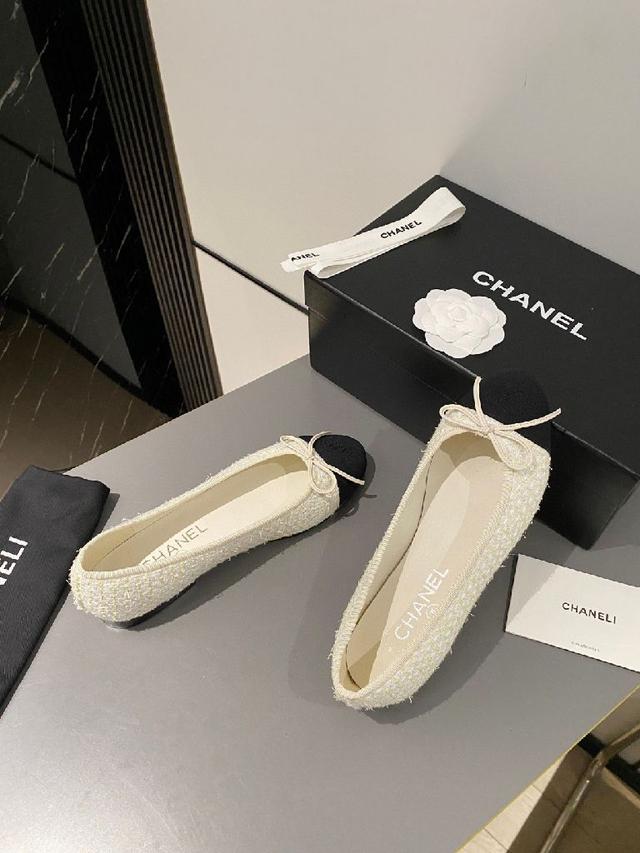 CHANEL经典芭蕾舞鞋🩰 皮底💰