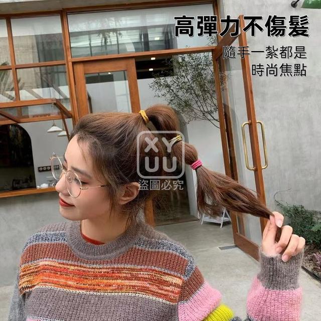 【預購商品】【0506結單】【批發】韓式INS糖果色 高彈力髪圈50入 250503-13