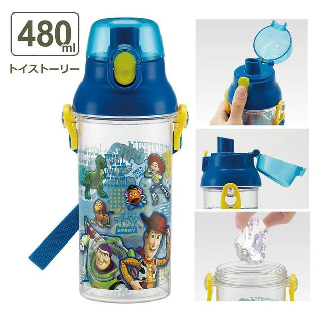 【預購商品】【0529結單】【批發】日本製造 SKATER 兒童直飲式水壼480ML(玩具總動員)
