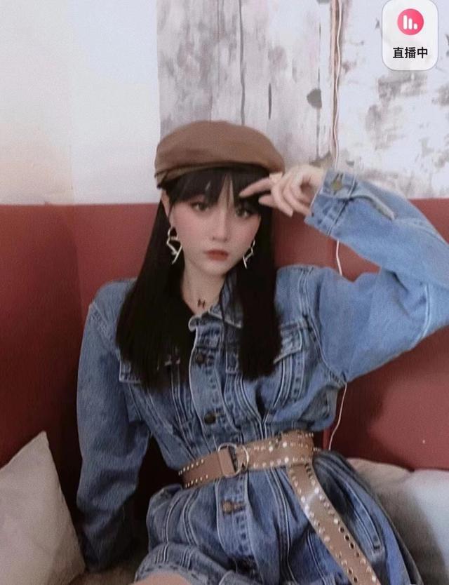 春季新款牛仔連衣裙