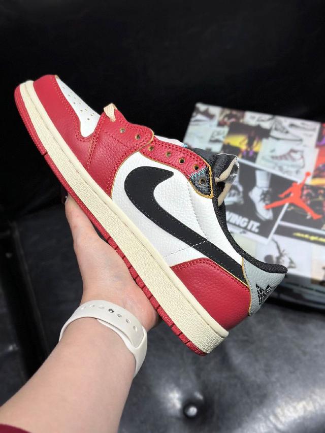 公司级 # Air Jordan 1 Low 防滑 低帮 倒钩联名款