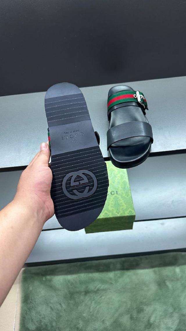 2024Gucci 古奇 夏季新款 双G 老花 夹脚 一字拖 交叉凉鞋 厚底 拖鞋 沙滩鞋