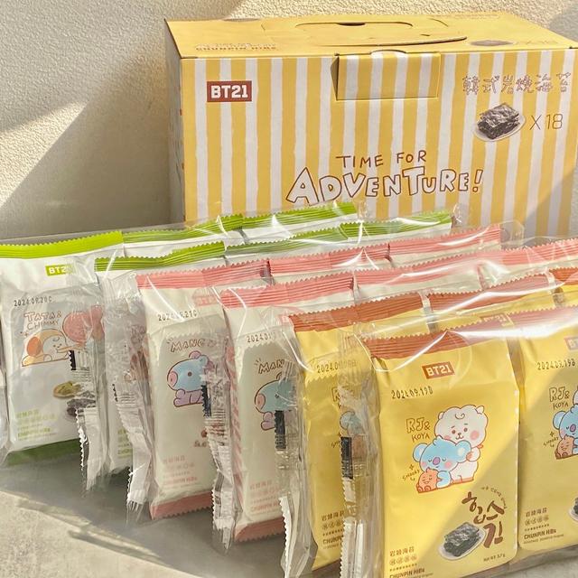 【預購商品】【0128結單】【批發】雋品HiBs-BT21韓式岩燒海苔小包裝禮盒