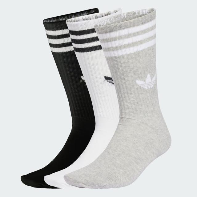 日本 adidas經典條紋中筒長襪（3雙入）#07/02