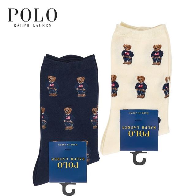 日本製經典女生襪POLO RALPH LAUREN小熊襪1雙 📍預購收單日：10/30