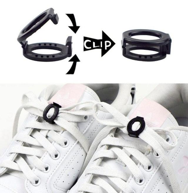 韓國 免綁鞋帶防鬆固定扣-同款10包組 (共兩款)