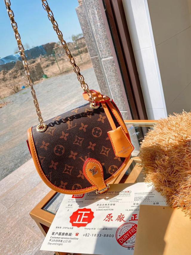 lv中古小猪包加厚双层牛皮肩带