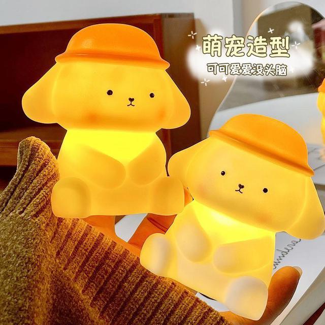 卡通布丁狗臥室床頭燈氛圍小夜燈（預購）