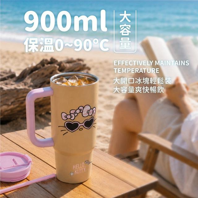 預購 Hello Kitty 曬黑系巨無霸冰霸杯 900ml-8/26號中午12點結單