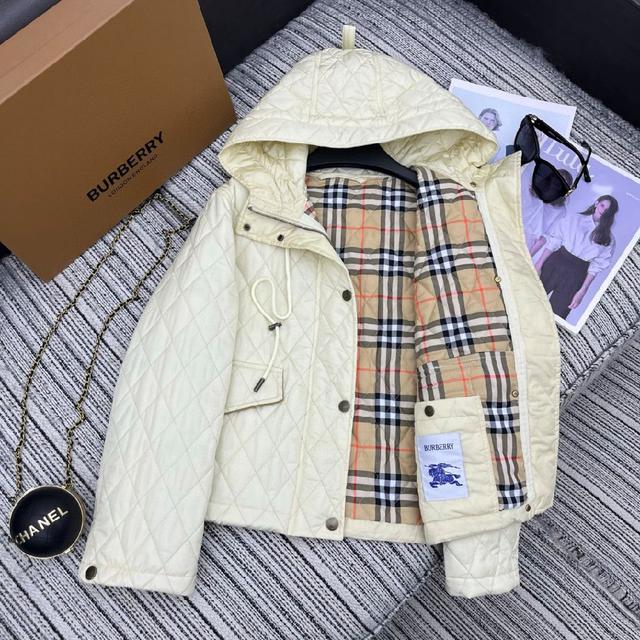 菱形绗缝连帽棉服外套丨⚠独家yb开发！高版出品
