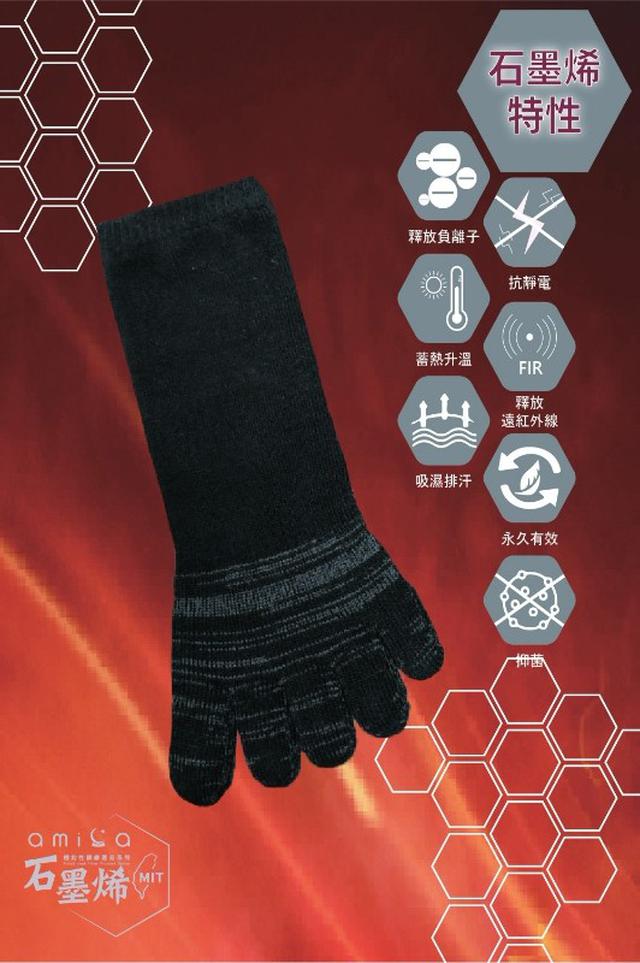 【預購商品】【0425結單】【批發】台製襪 石墨烯健康新科技五指襪2雙 260423-18