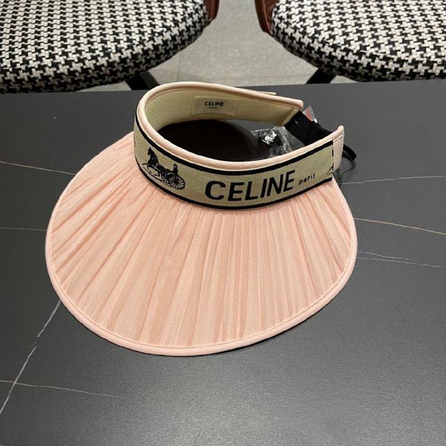 赛琳 Celine🌞凯旋门防晒帽女 新款空顶帽防紫外