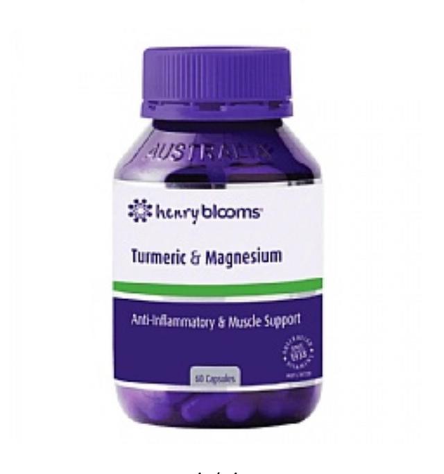 Henry Blooms turmeric & magnesium 護頸丸 60顆