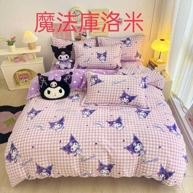 【預購】【1108結單】【批發】全新三麗鷗正版授權 加厚保暖牛奶絨四件套