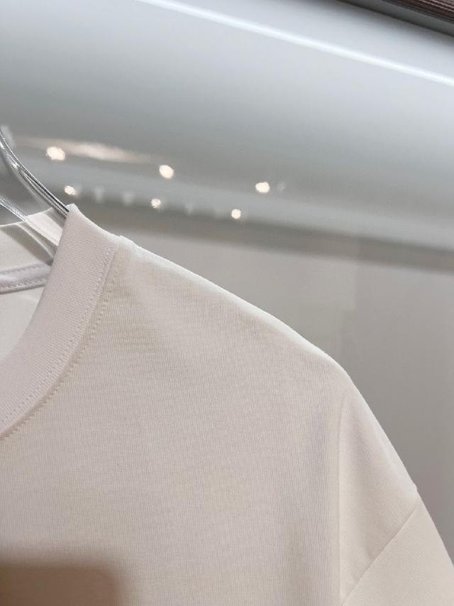 彩绘字母logo 男女同款 短袖t恤 ·定制320克重100％双纱