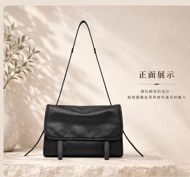 牛皮郵差包翻蓋包#08/29