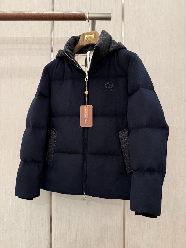 Loro Piana诺悠翩雅 连帽羊毛混纺羽绒夹克.更多细节展示.H9650