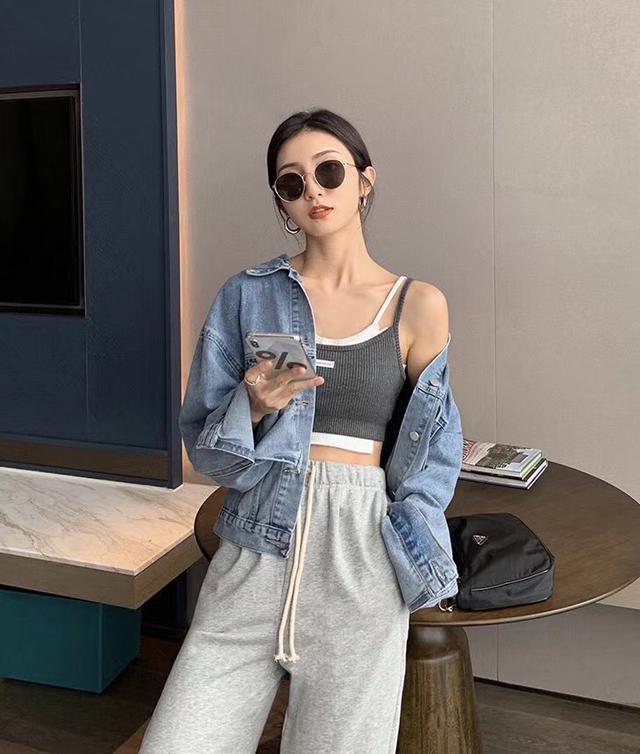 新款牛仔三件套