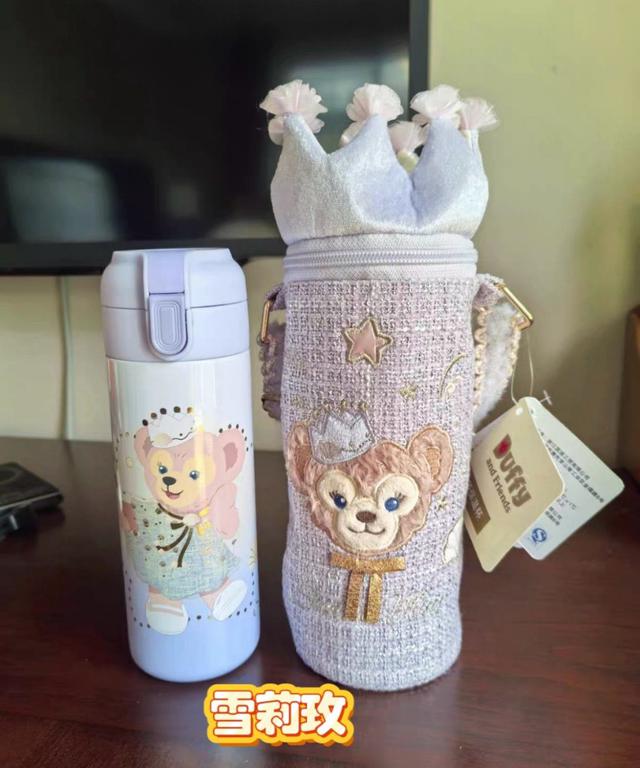 上海迪士尼 達菲家族系列 保溫瓶+外層造型水壺套 400ml#04/25中午12點
