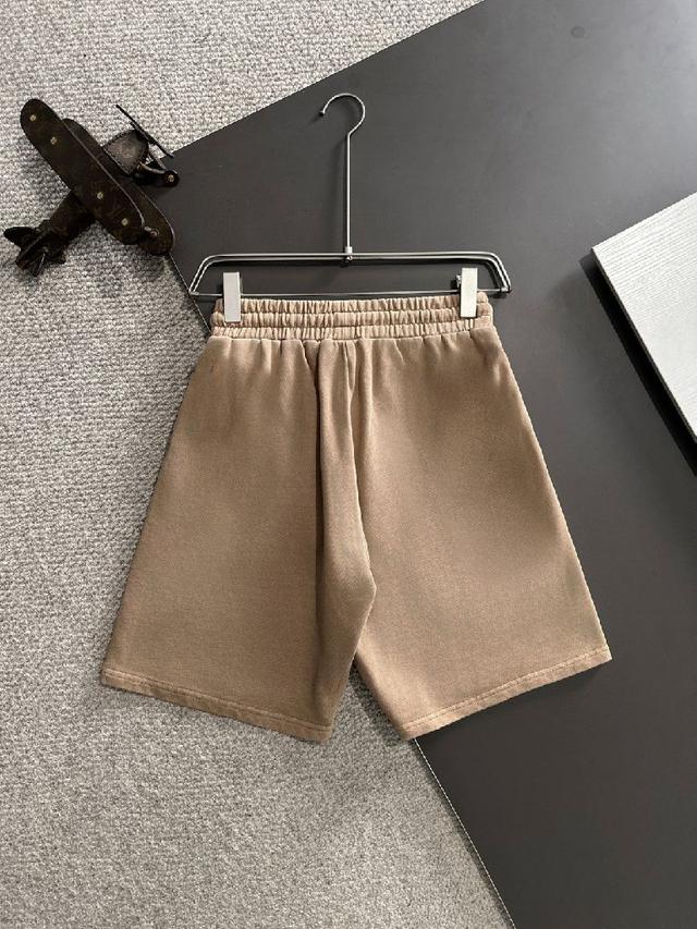 高品质 DIOR/迪奥 2025春夏新款松紧带休闲净色宽松短