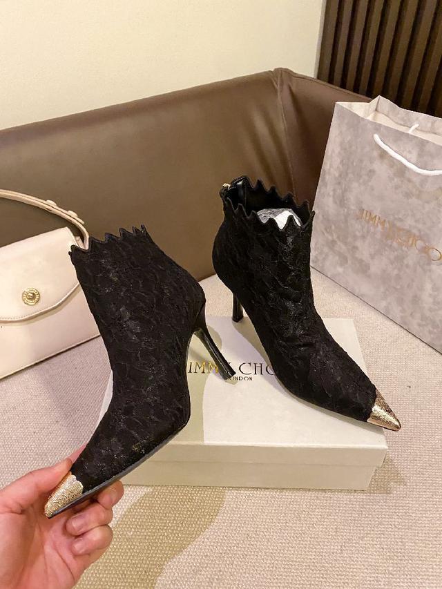 西西出厂价💰1350 【 JC 】蕾丝 尖头  高跟鞋
