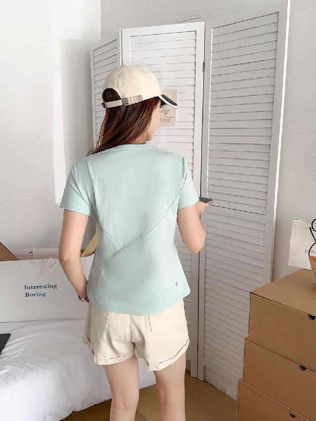 ds迪桑特夏季新款 男士圆领冰丝速干短袖T恤 颜色：黑色  白 色  桔色  卡其