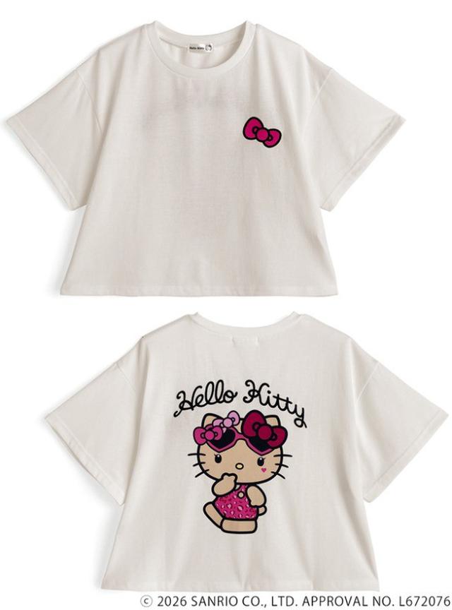 有單就下！日本 GRL × Hello Kitty 復古蝴蝶結短版棉踢#隨時結單